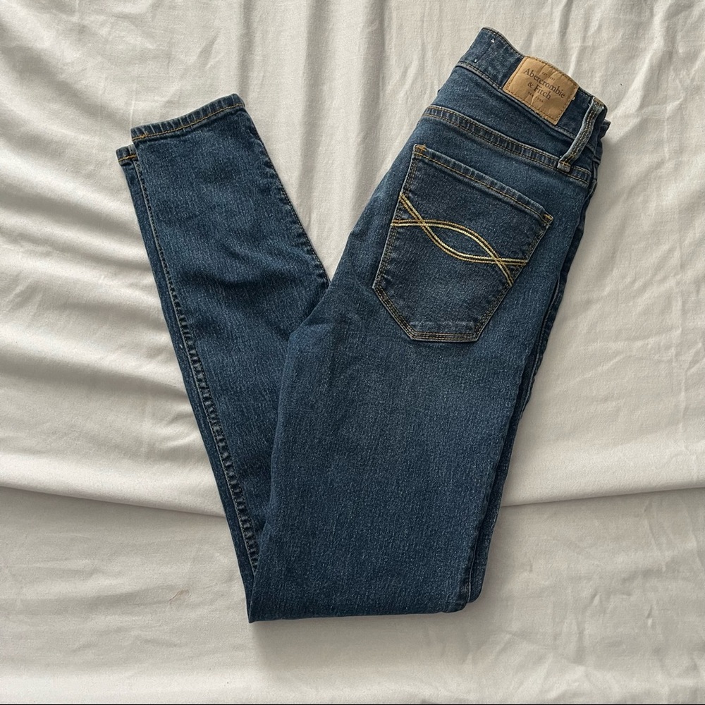 Abercrombie & Fitch super skinny jeans, medium wash